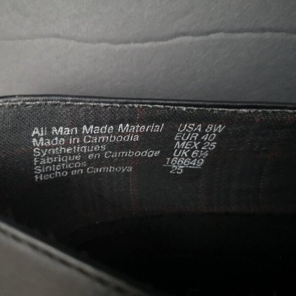 Comfort Plus by Predictions Ladies Size 8W Black Faux Leather Heeled Shoes - Picture 6 of 11